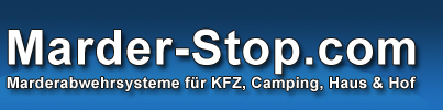 Marder-Stop.com Abwehrsysteme gegen Marder, Wiesel und Ungeziefer vieler Arten